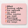 Speak Mousepad