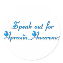 Speak Out! Round Stickers