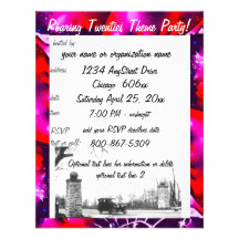 Speakeasy Prohibition Theme Party Custom Announcement
