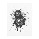 Speaker Graffiti - DJ Music Disc Jockey Audio postcards