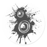 Speaker Graffiti - DJ Music Disc Jockey Audio stickers