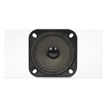 speaker personalized photo card