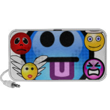 Speaker Smiley Faces tongue sticking out