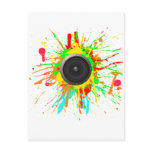 Speaker Splatter - DJ Music Disc Jockey Audio Postcard