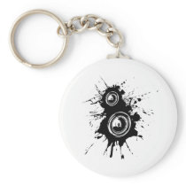 Speaker Splatter Key Chains
