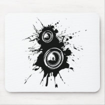 Speaker Splatter Mouse Pads