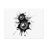 Speaker Splatter Postcard