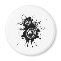 Speaker Splatter Refrigerator Magnets