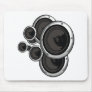 Speaker Wall - DJ Disc Jockey Music Speaker Noise Mouse Mat