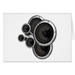Speaker Wall Greeting Card