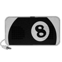 Speaker with billiardball