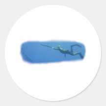 SpearFishing by FishTs.com Round Sticker