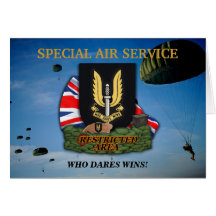 special air service sas veterans vets Card
