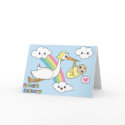 Special Delivery - Stork & Baby cards