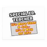 Special Ed. Teacher...Way of Life Post Card