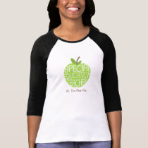 Special Education Teacher Green Apple Shirt t-shirts