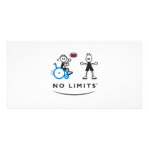 Special Football Girl Photo Card Template