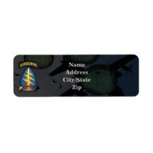 special forces green berets vietnam nam war custom return address label