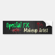 Special FX Makeup Artist Bumper Stickers