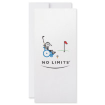 Special Golf Girl Customized Rack Card