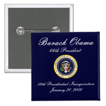 Special Inauguration Pinback Button