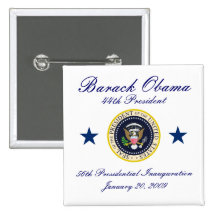 Special Inauguration Pinback Buttons
