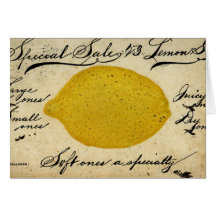 Special Lemons -1897 Greeting Cards