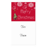 Special Merry Christmas business cards