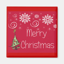 Special Merry Christmas Magnets