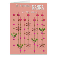Special Nanna at Christmas Card