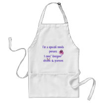 Special Needs - Designer Shoes & Purses Apron