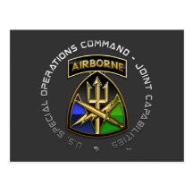 Special Operations Command – Joint Capabilities Post Cards