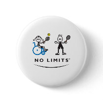 Special Tennis Girl Pinback Button