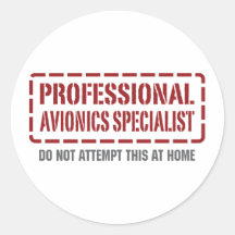 Spécialiste professionnel en avionique autocollants