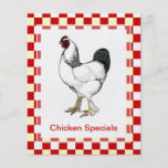 Specials hebdomadaires de poulet de menu classique prospectus