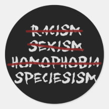 Speciesism Stickers