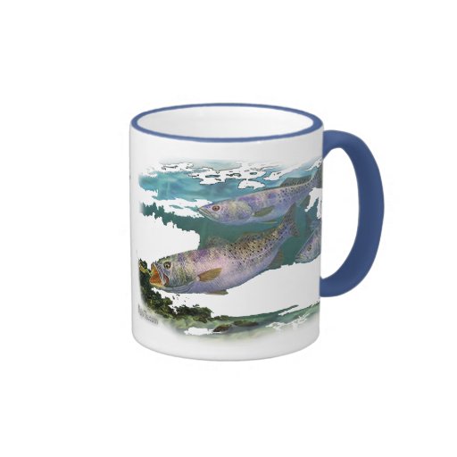 Speckled Trout Feeding Coffee Mug