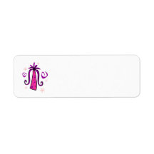 SPECL048 GIRLY FUN PURPLE PINK GIFT BOX SWIRLS PRE LABELS