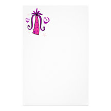 SPECL048 GIRLY FUN PURPLE PINK GIFT BOX SWIRLS PRE STATIONERY PAPER