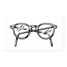 Spectacles/Eyeglasses Business Card