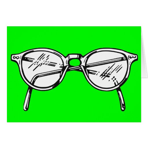 Spectacles Greeting Cards