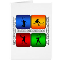 Spectacular Badminton Cards
