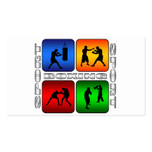 Spectacular Boxing Business Card