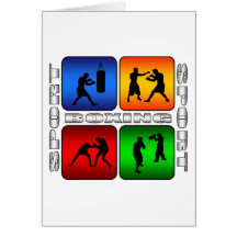 Spectacular Boxing Greeting Card