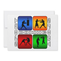 Spectacular Boxing Invites