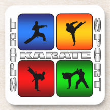 Spectacular Karate Drink Coasters