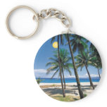 Spectacular Ocean and Beach View Design Keychain