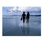Spectacular Ocean Waves and Beach Postcard