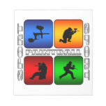 Spectacular Paintball Memo Pads