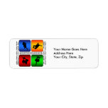 Spectacular Skateboarding Return Address Labels